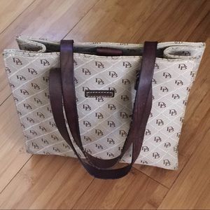 Dooney & bourke large logo computer tote